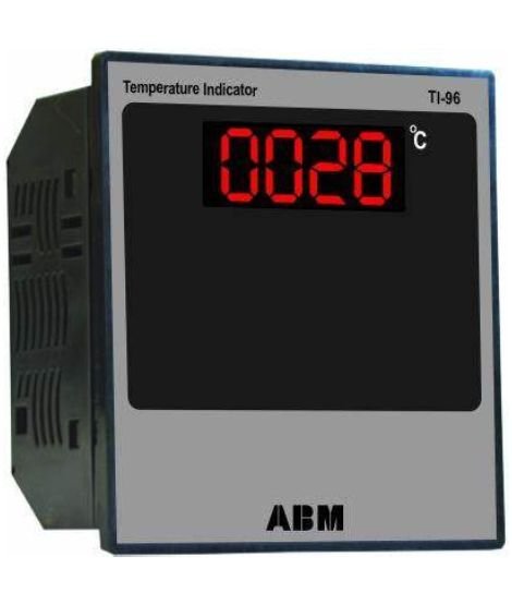 A panel-mounted temperature controller